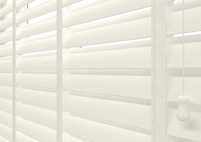 Ecowood Deluxe, Ivory Cream Satin - Motorised Venetian Blind - Image 4